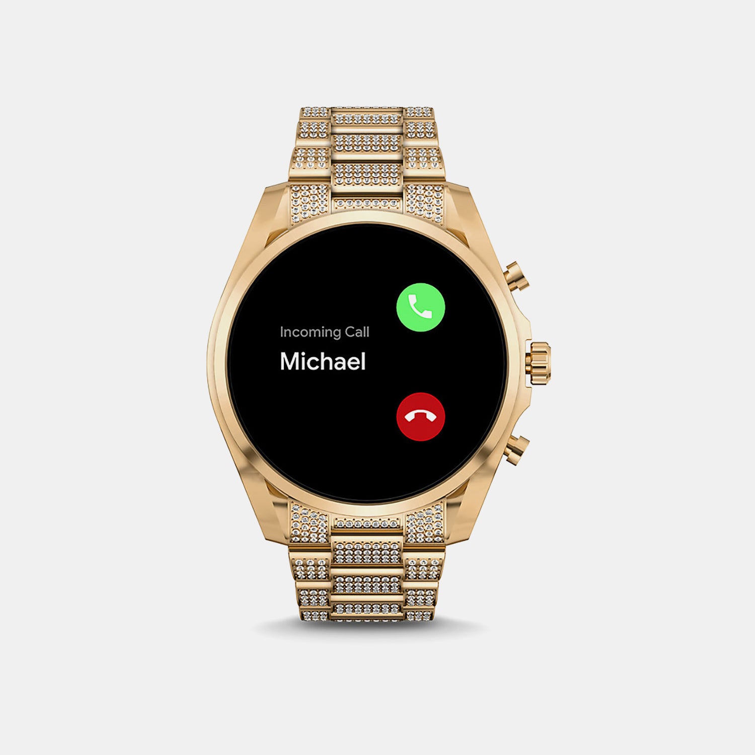 Women Processor Black Dial Digital Stainless Steel Watch MKT5136