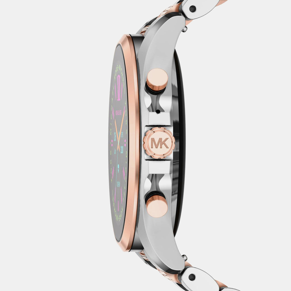 Women Processor Multicolour Dial Digital Stainless Steel Watch MKT5137