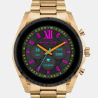Women Processor Black Dial Digital Stainless Steel Watch MKT5138