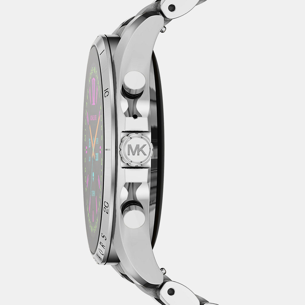 Women Processor Black Dial Digital Stainless Steel Watch MKT5139