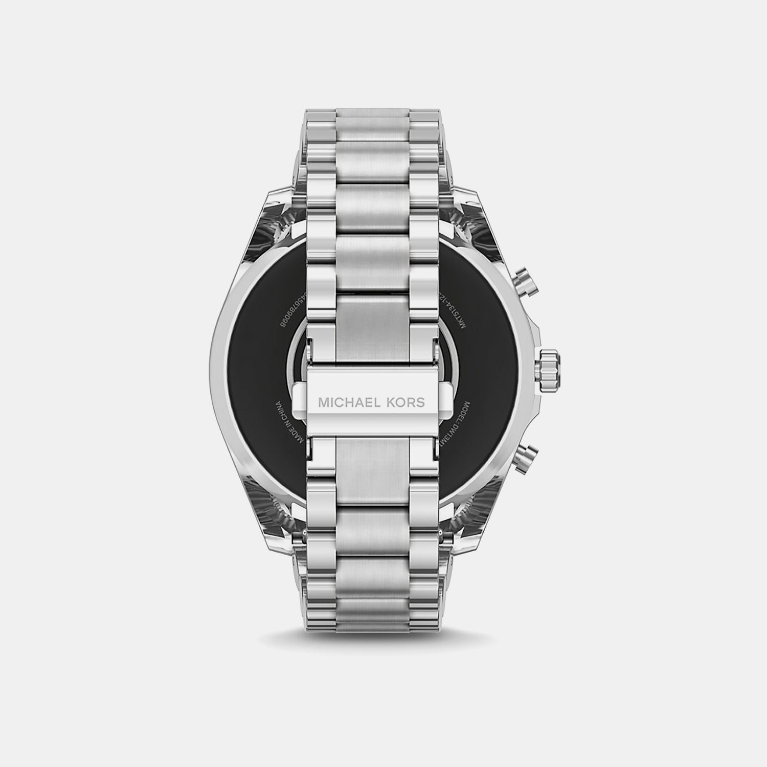 Women Processor Black Dial Digital Stainless Steel Watch MKT5139