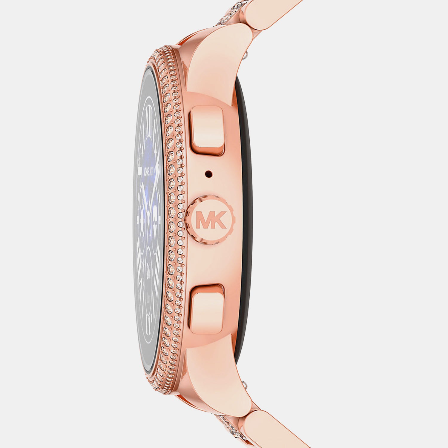 Women Processor Multicolour Dial Digital Stainless Steel Watch MKT5147