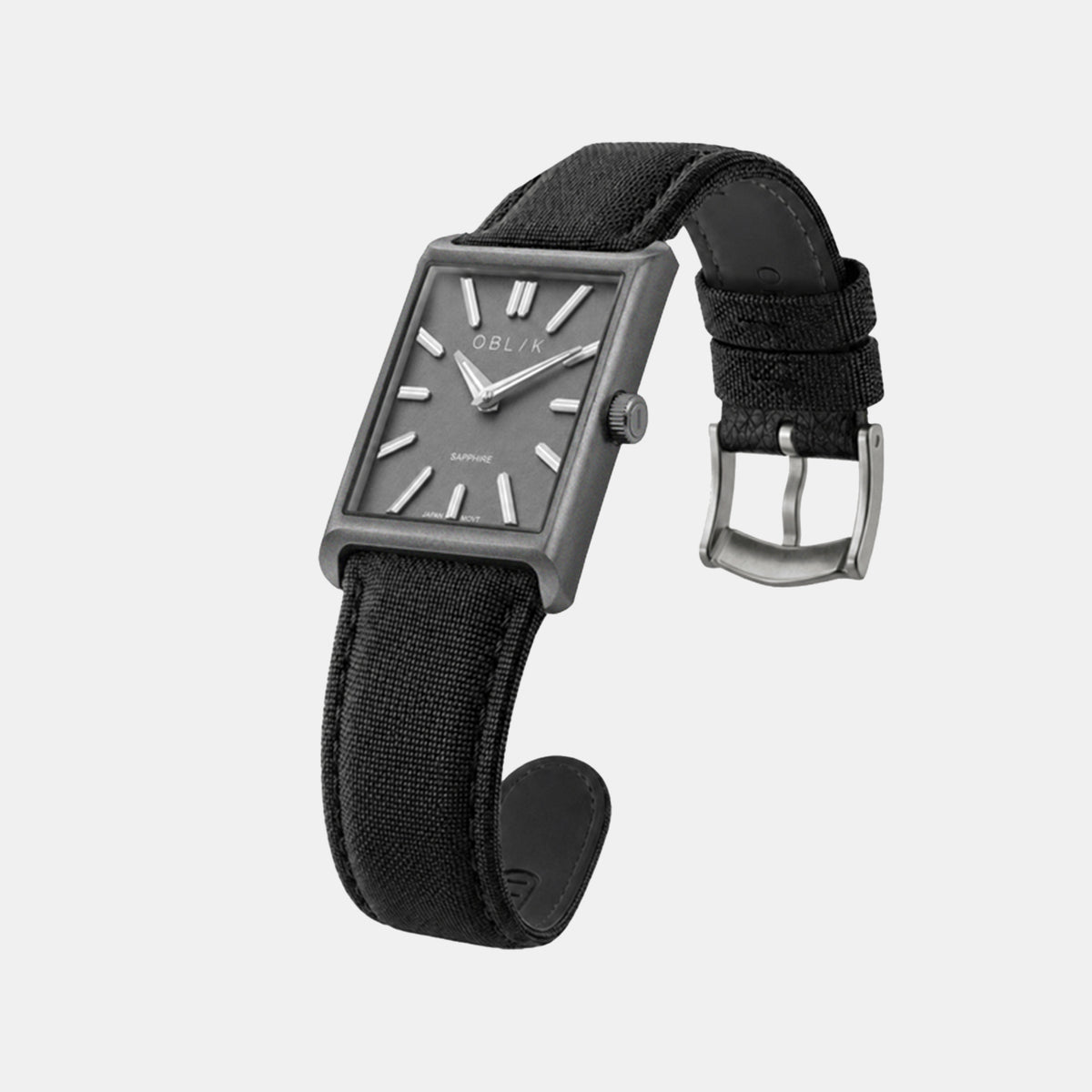 Men Quartz Gunmetal Dial Analog Leather Watch MOMENTO-GM