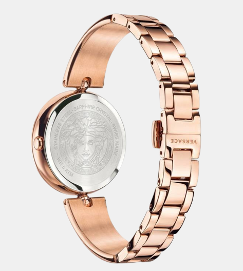 Versace Women Round Rose Gold watch