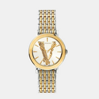 Versace Round White Analog watch