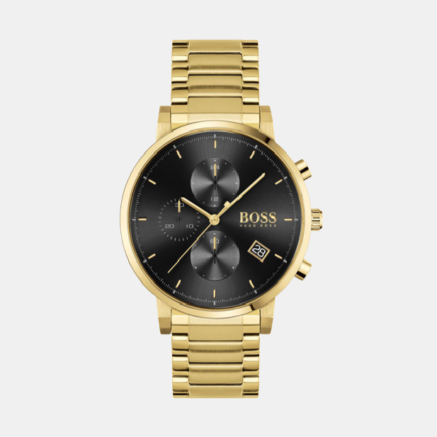 Boss Round Black Analog watch