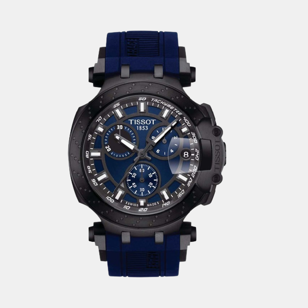 Tissot Round Blue Chronograph watch