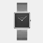 Obaku Square Black Analog watch