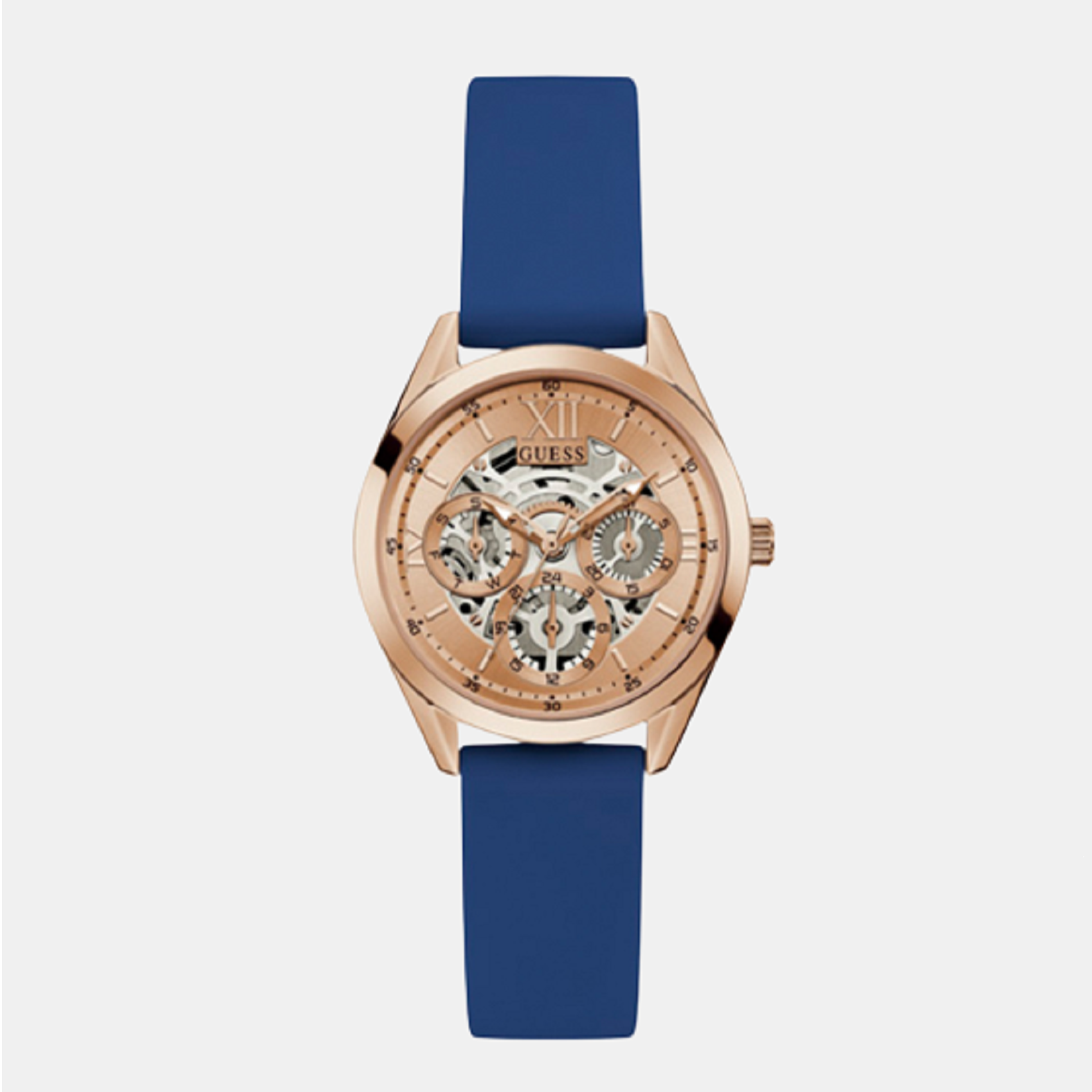 Guess Round Gold Analog watch