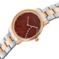 Male Brown Analog Stainless Steel Watch V247LHVNSH
