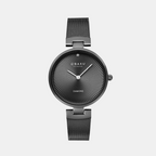 Obaku Round Black Analog watch
