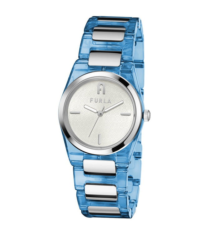 Furla Athleisure Women Quartz Silver Dial Analog Stainless Steel Watch WW00028007L1