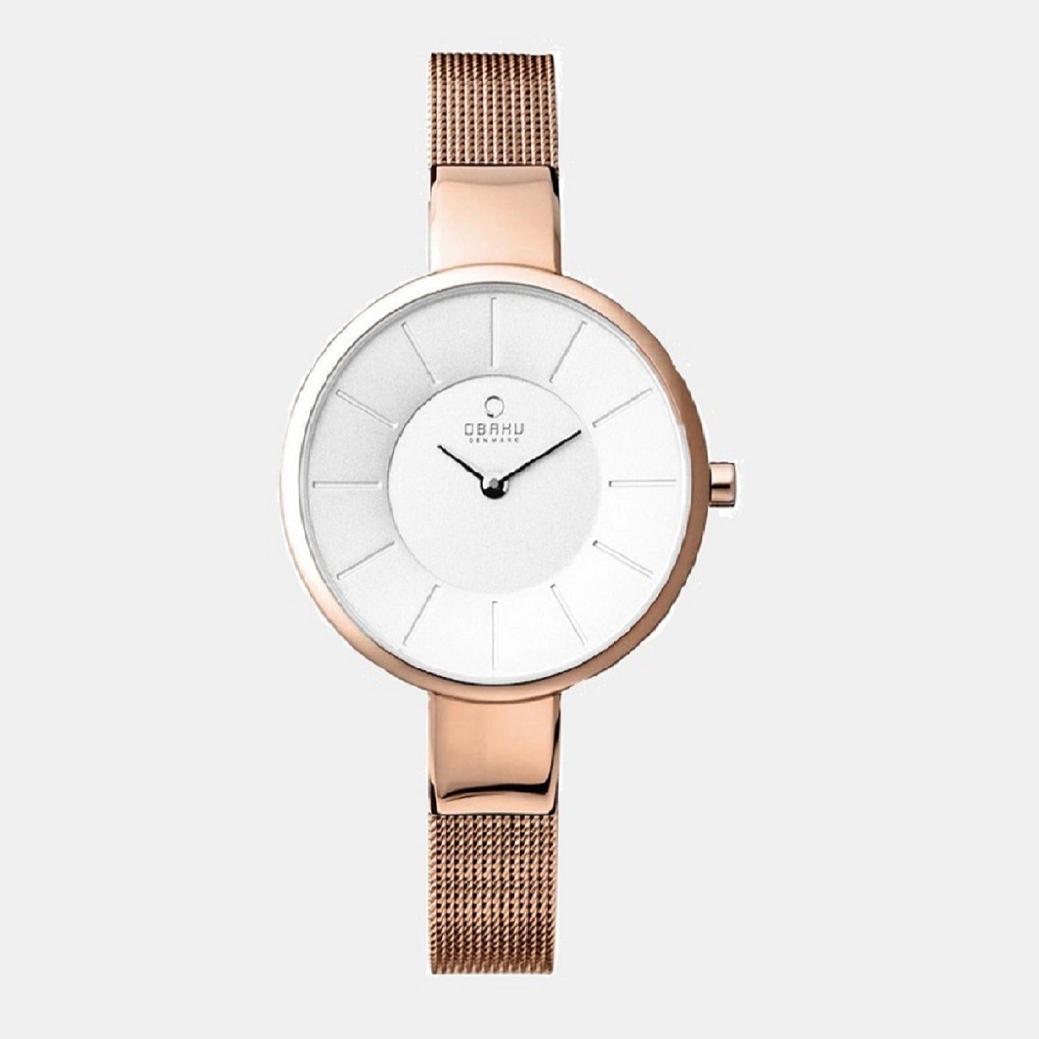 Obaku Round White Analog watch