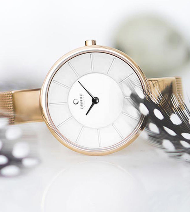 Obaku Stainless Steel White watch