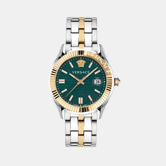 Male Green Analog Stainless Steel Watch VE3K00422