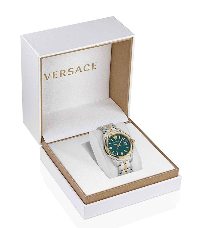 Versace Stainless Steel Round watch