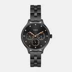 Timex Round Black Chronograph watch