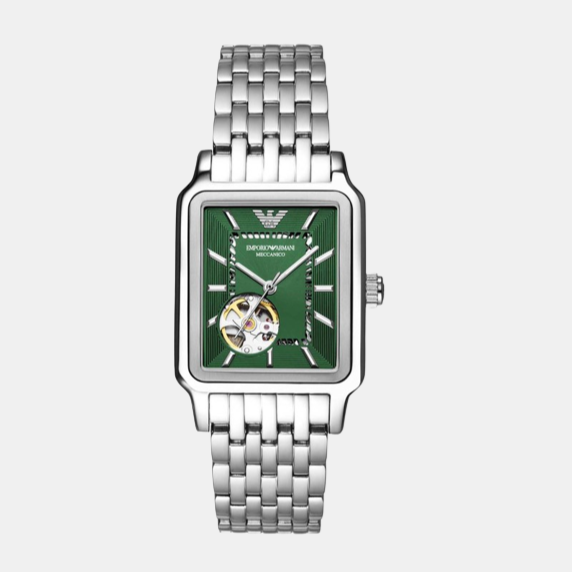 Emporio Armani Rectangular Green Analog watch