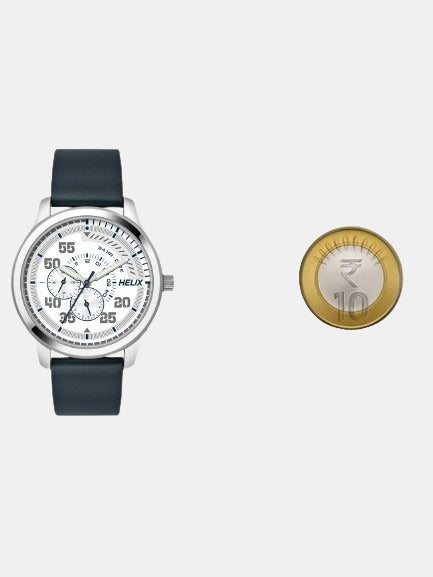 Helix Men Round White watch