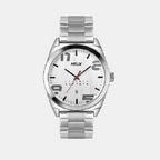 Helix Round White Analog watch