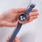 Female Blue Analog Silicon Watch WW00036005L3