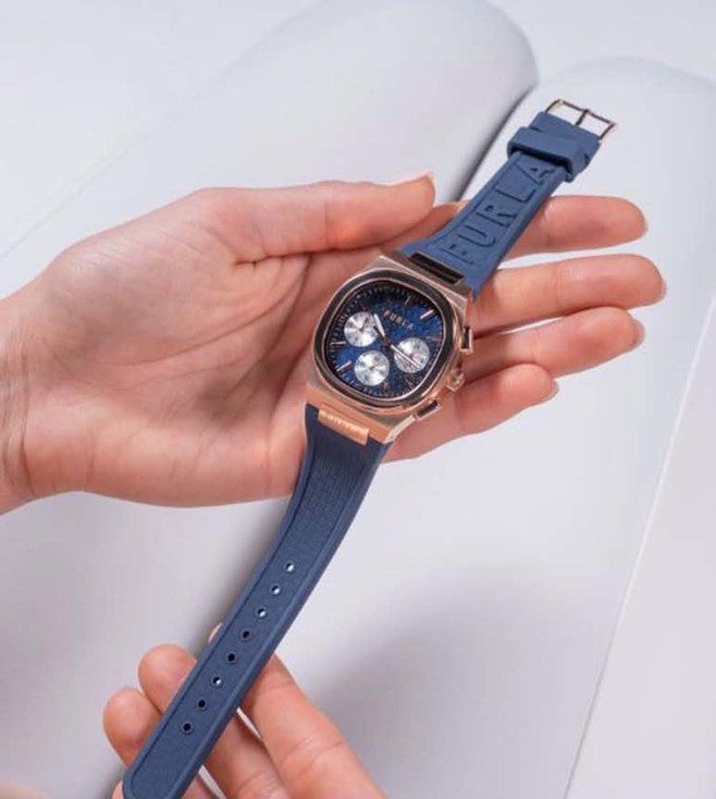 Furla Women Oval Blue watch