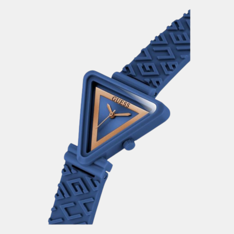 Guess Women Triangular Blue watch