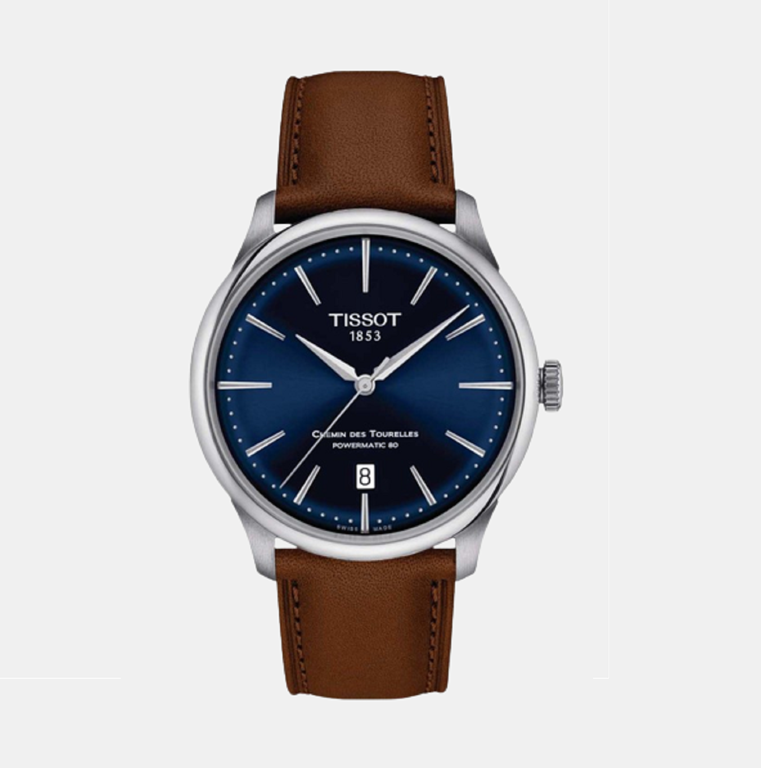 Tissot Male Analog Leather Watch Tissot Just In Time