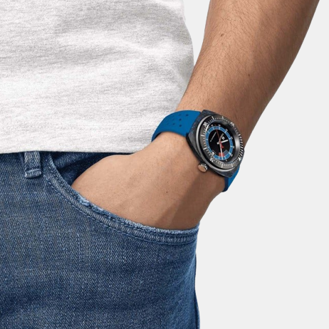 Tissot 41 mm Blue Automatic watch