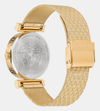 Versace Women Round Black watch