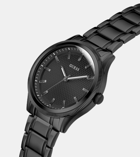 Guess Stainless Steel Round watch