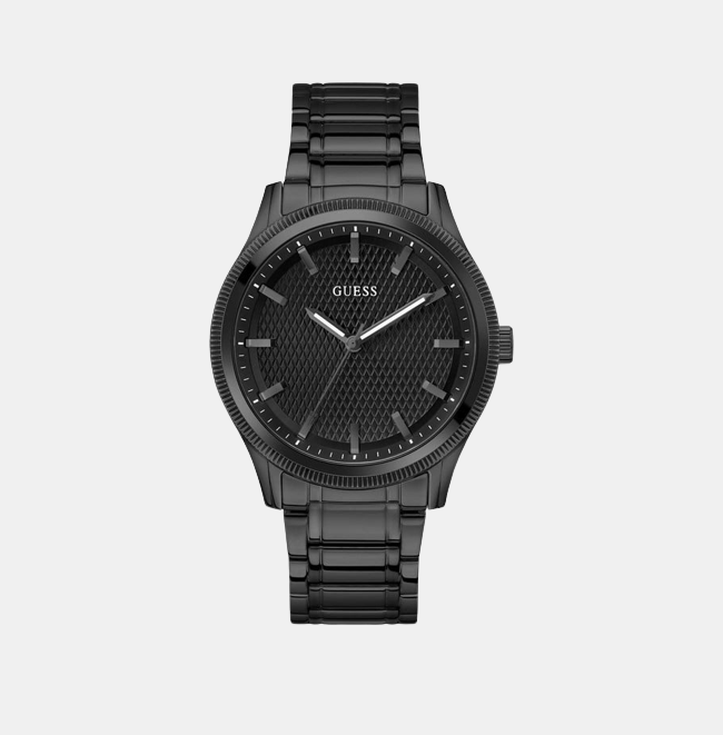 Guess Round Black Analog watch