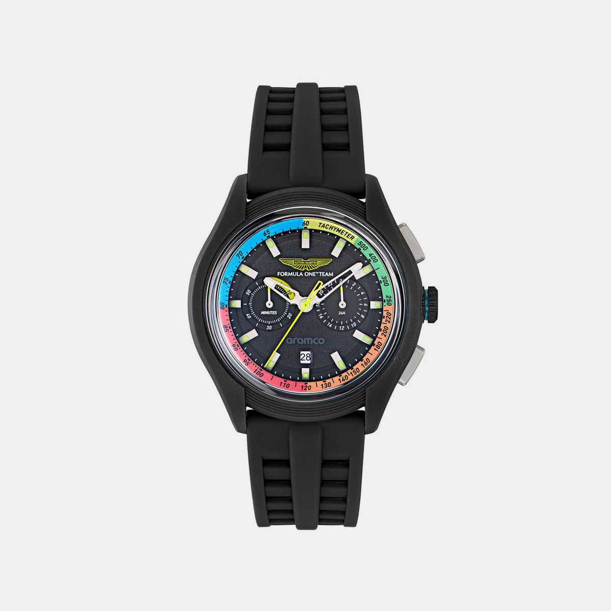 Formula 1 Men Quartz Black Dial Chronograph Rubber Watch MTFB1F60343