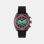 Formula 1 Men Quartz Black Dial Analog Rubber Watch MTFD2F60143