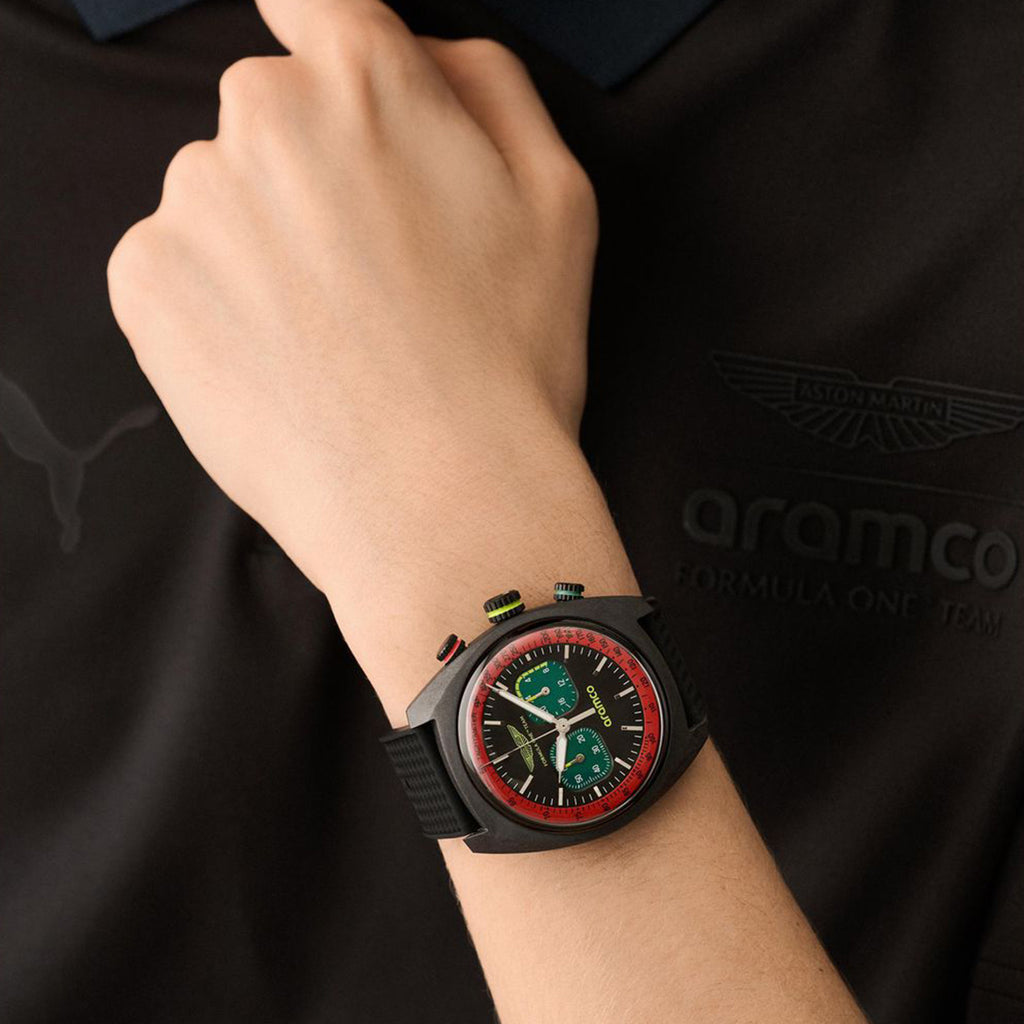 Formula 1 Men Quartz Black Dial Analog Rubber Watch MTFD2F60143