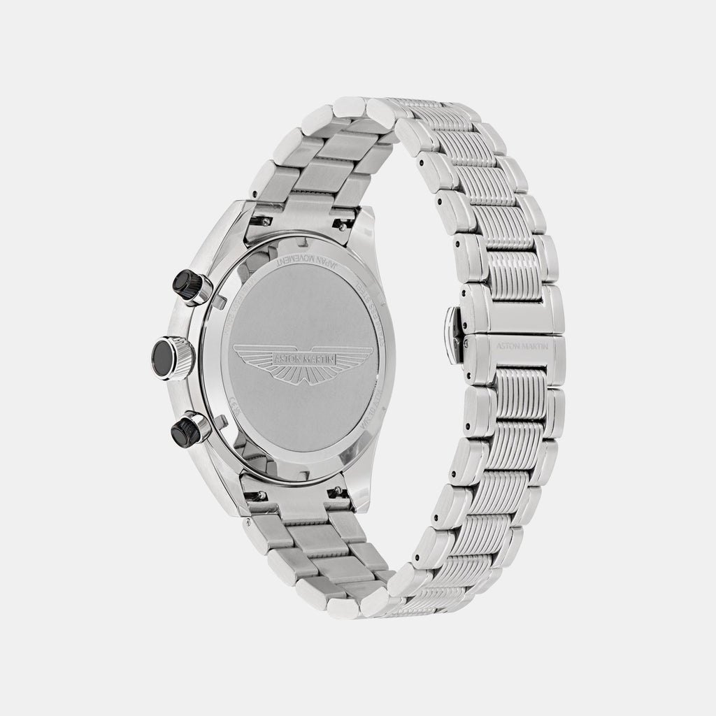 Aml Icon Men Quartz Black Dial Chronograph Stainless Steel Watch MTIB1F5013E
