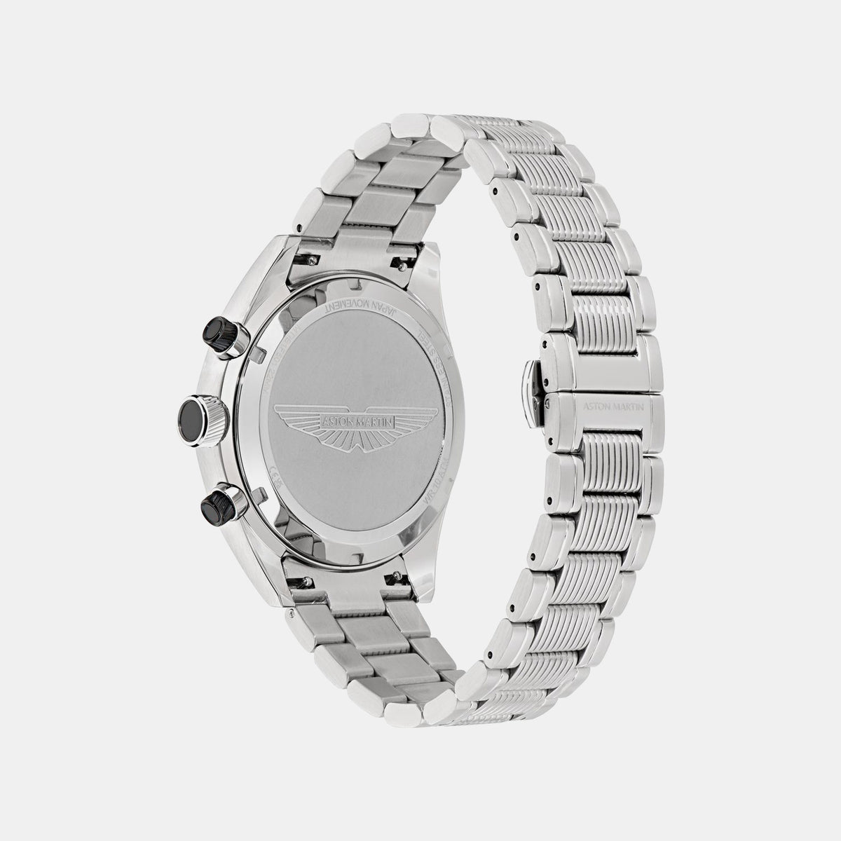 Aml Icon Men Quartz Black Dial Chronograph Stainless Steel Watch MTIB1F5013E