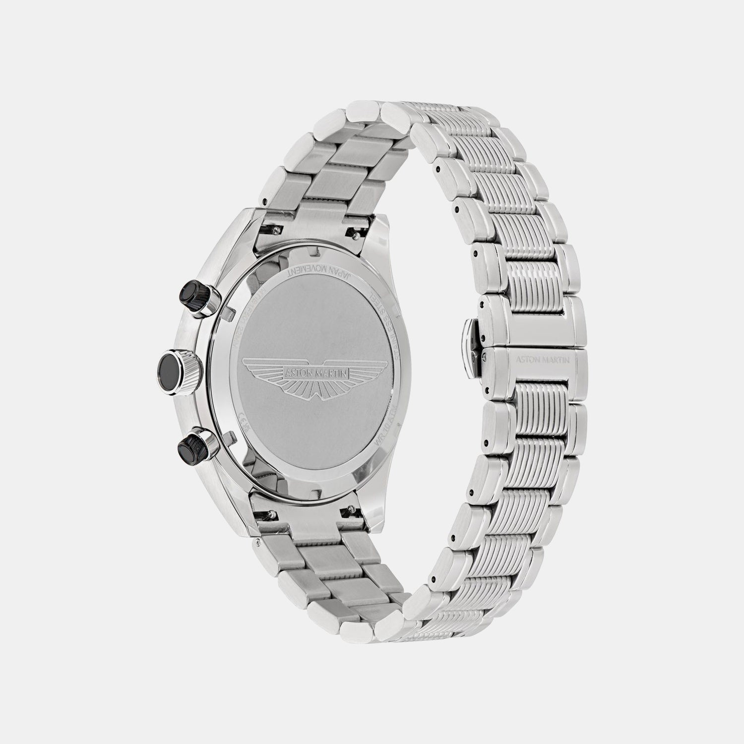 Aml Icon Men Quartz Black Dial Chronograph Stainless Steel Watch MTIB1F5013E