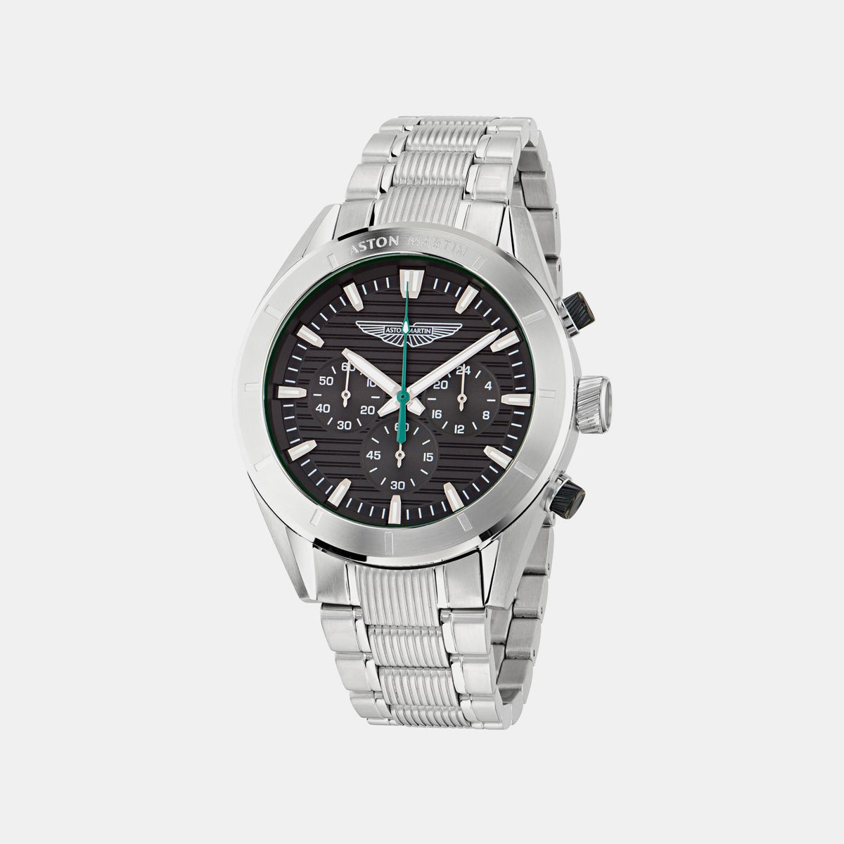 Aml Icon Men Quartz Black Dial Chronograph Stainless Steel Watch MTIB1F5013E