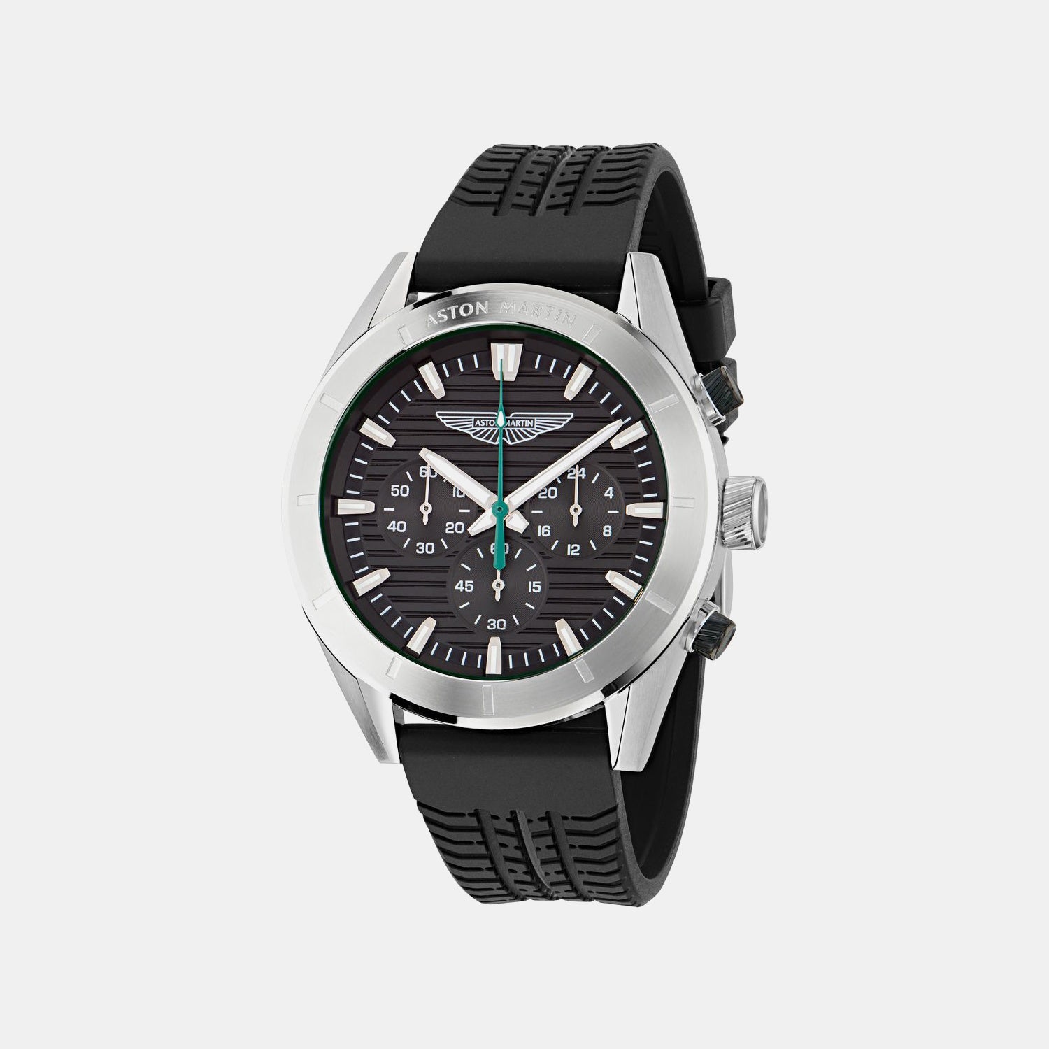 Aml Icon Men Quartz Black Dial Chronograph Stainless Steel Watch MTIB1F5013E