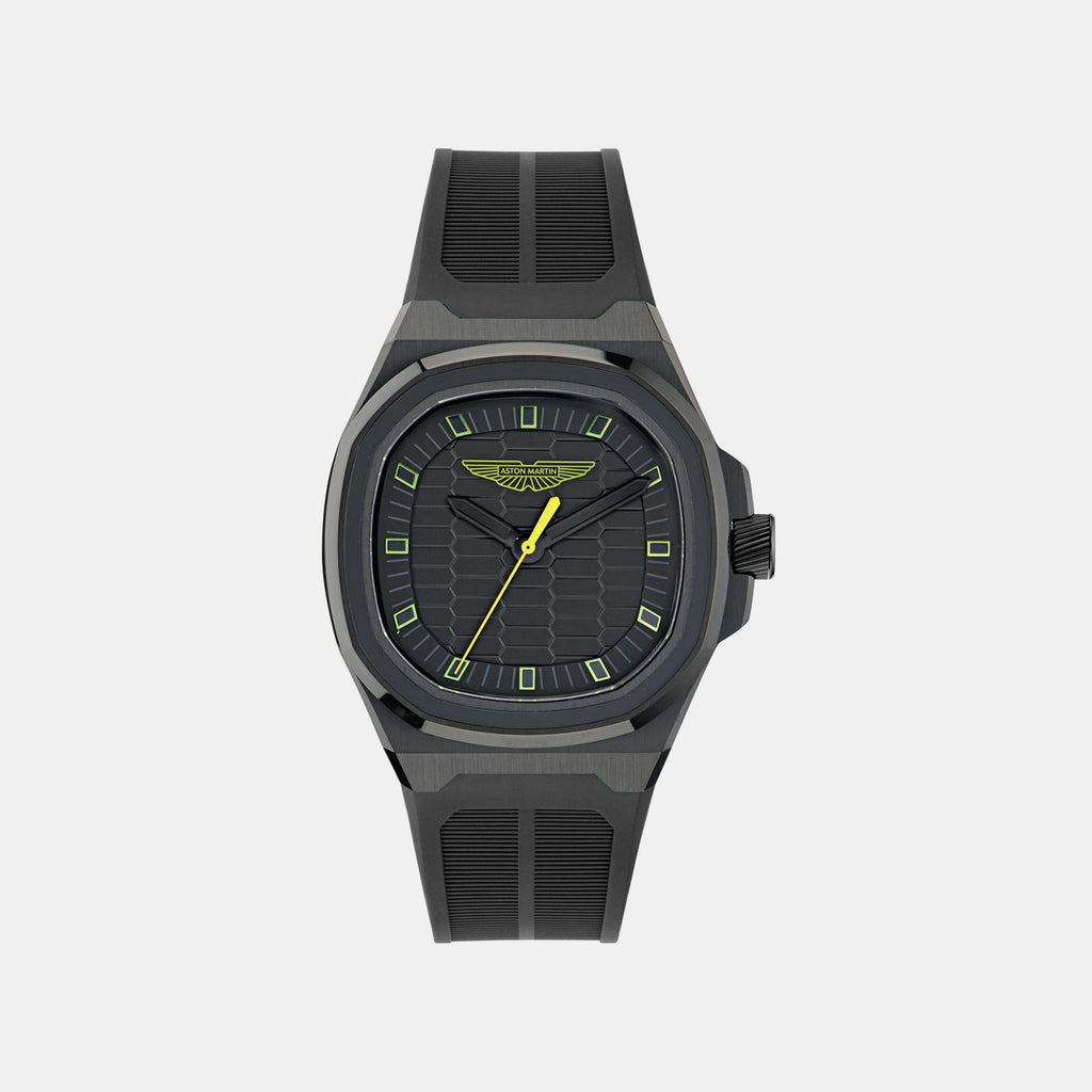 Aml Icon Men Quartz Green Dial Analog Silicone Watch MTIG1F5033E