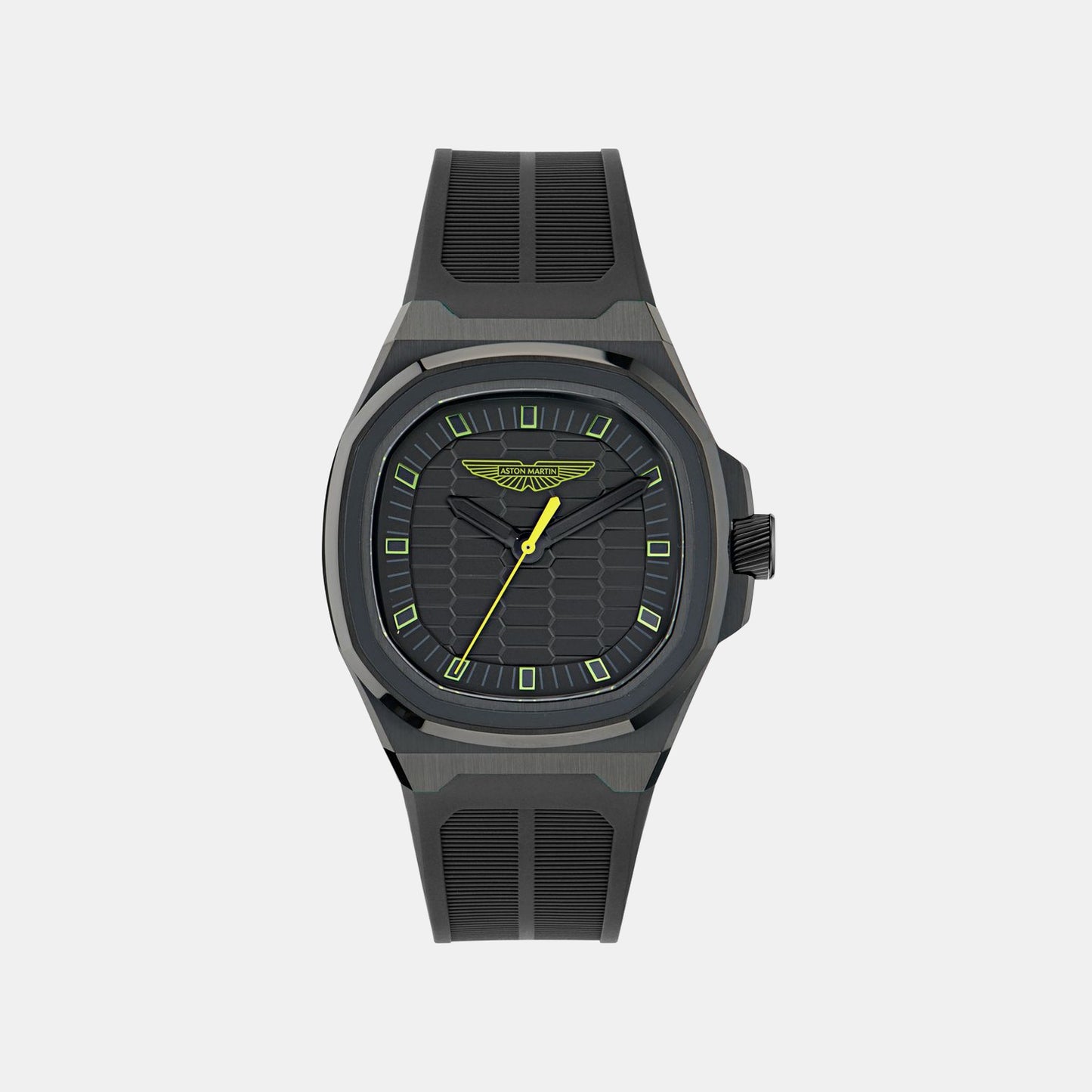 Aml Icon Men Quartz Green Dial Analog Silicone Watch MTIG1F5033E