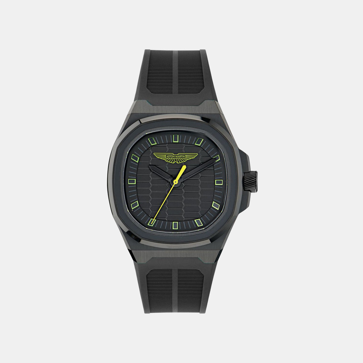 Aml Icon Men Quartz Green Dial Analog Silicone Watch MTIG1F5033E