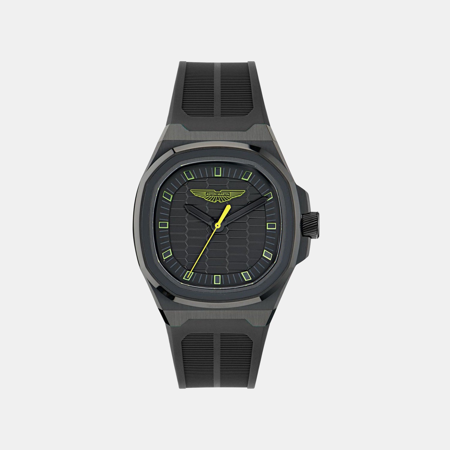 Aml Icon Men Quartz Green Dial Analog Silicone Watch MTIG1F5033E