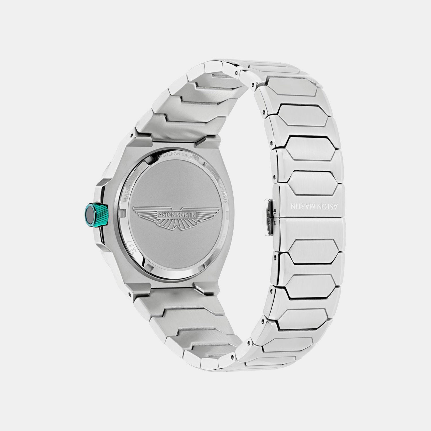 Men Quartz Green Dial Analog Stainless Steel Watch MTIG2S6043E