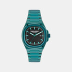 Men Quartz Black Dial Analog Stainless Steel Watch MTIG2S6063E