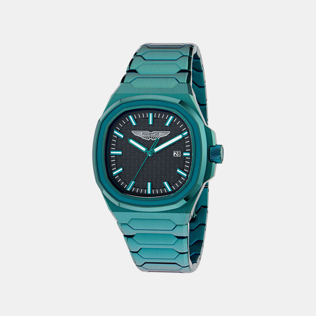 Men Quartz Black Dial Analog Stainless Steel Watch MTIG2S6063E
