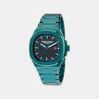 Men Quartz Black Dial Analog Stainless Steel Watch MTIG2S6063E