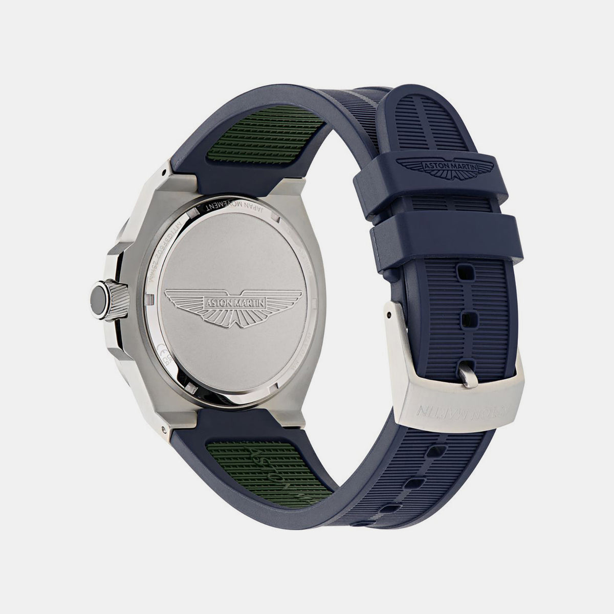 Icon Men Quartz Blue Dial Analog Silicone Watch MTIG3F6023E