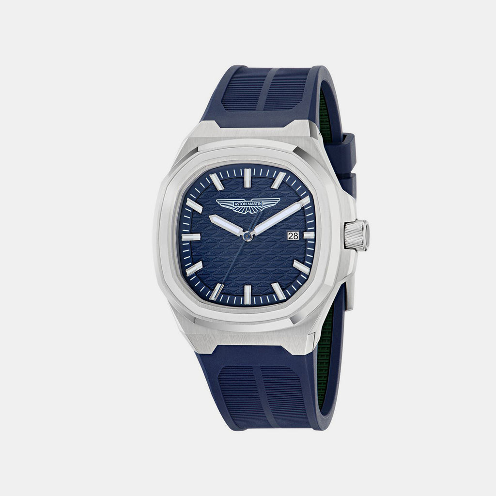Icon Men Quartz Blue Dial Analog Silicone Watch MTIG3F6023E